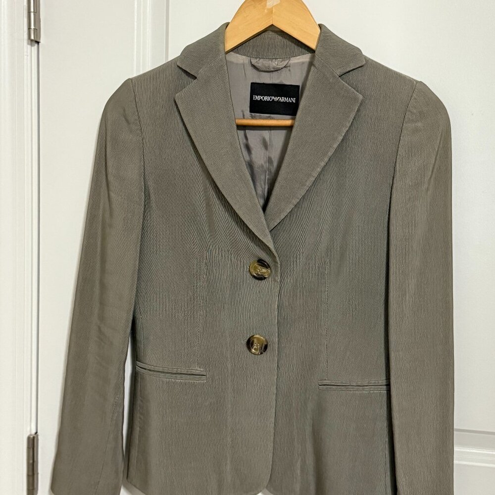 Emporio Armani light green size 4 suit set